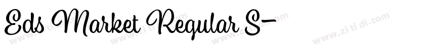 Eds Market Regular S字体转换